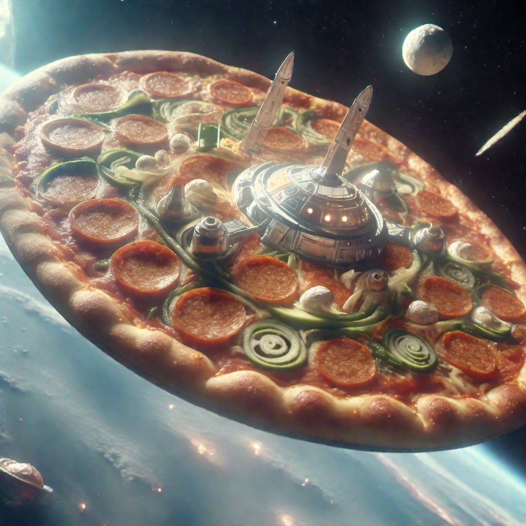 12188-fantasticCharacters_v55 _lora_Pizza_World_Morph_SDXL_1_ pizzasdxl,  spaceship  in orbit in space, moon in background, 8k , ultra HD, high quality, high.jpg